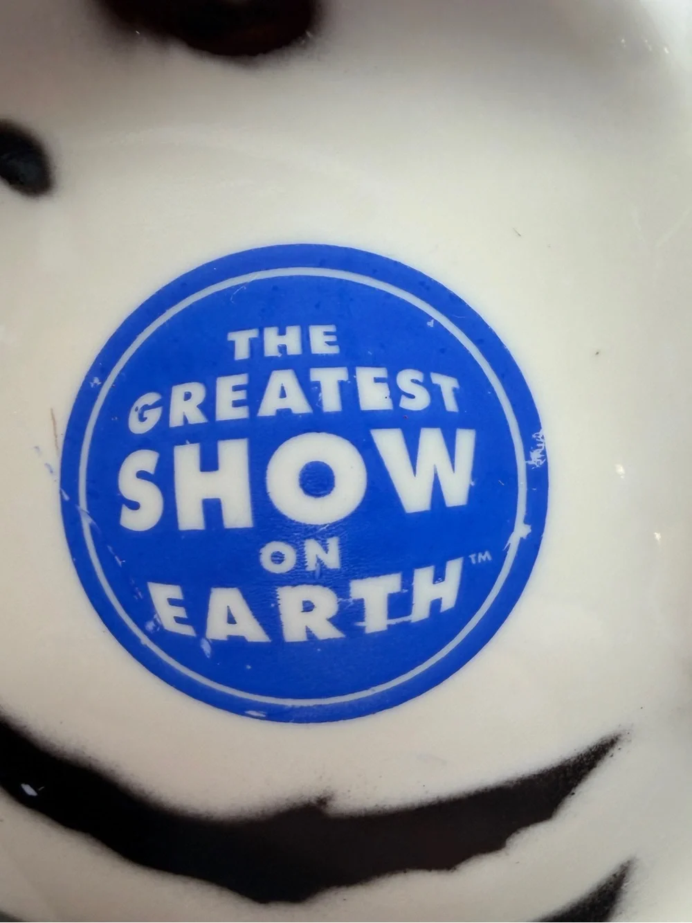 2002 Ringling Brothers Circus Mug Plastic Tiger The Greatest Show on Earth Vtg
